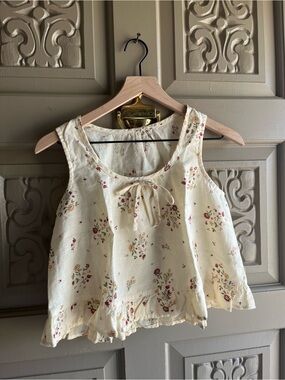 notPERFECTLINEN XS Berry top in Butterfield
